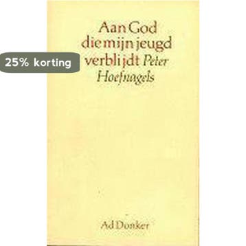 AAN GOD DIE MIJN JEUGD VERBLIJDT - Hoefnagels 9789061001867, Verzenden, Gelezen, Hoefnagels