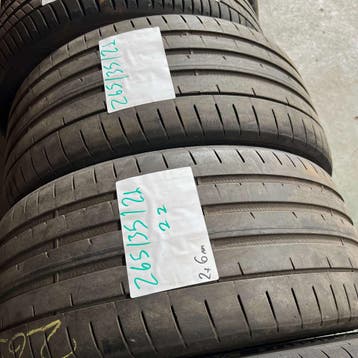 2 x Goodyear 265-35-21 Zomerbanden 6mm, Gebruikt, 265 mm, Band(en), Personenwagen
