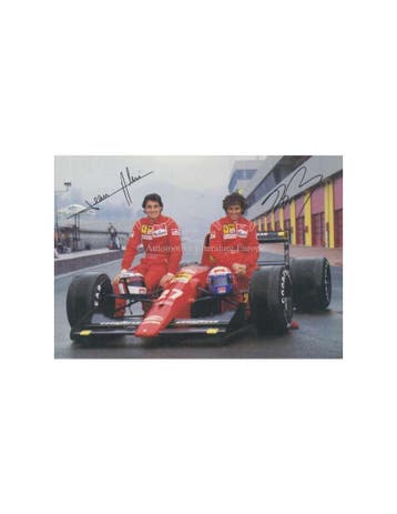 FERRARI 642 JEAN ALESI - ALAIN PROST ANSICHTKAART, Nieuw, Ferrari, Author