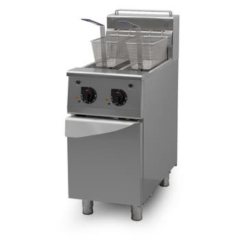 HCB Friteuse - 2 x 12,5 liter - 400V - RVS, Verzenden, Nieuw in verpakking