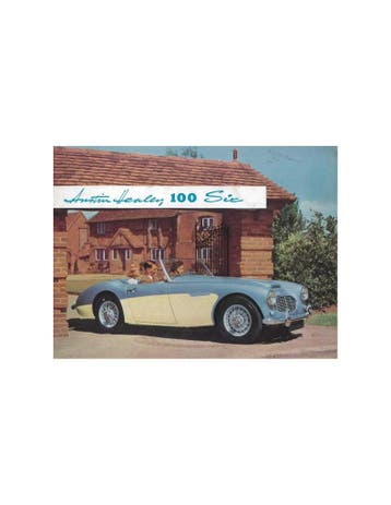 1958 AUSTIN HEALEY 100 SIX BROCHURE ENGELS, Nieuw, Author
