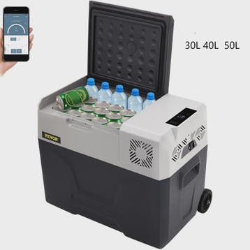 Draagbare Mini Koelkast & Vriezer 30L/40L/50L - Compressor K, Witgoed en Apparatuur, Verzenden, Nieuw