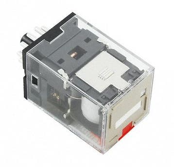 Omron MKS 3PDT Relais 24VAC 10A Met LED En Testknop -, Verzenden, Nieuw, Overige typen