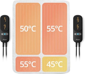 2dekans | Duux Snooze Fleece Elektrisch Onderdeken – 6, Ophalen of Verzenden, Zo goed als nieuw, Wit