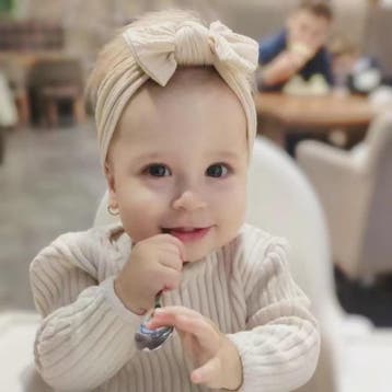 Set van 3 Zachte Baby Hoofdbanden met Strik - Elastisch en C, Verzenden, Nieuw