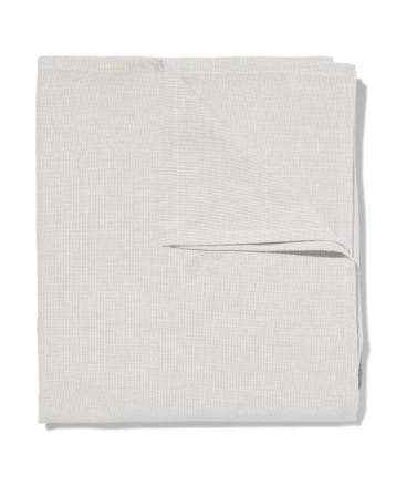 HEMA Tafelkleed grijs chambray katoen 140x240, Verzenden, Nieuw, Grijs
