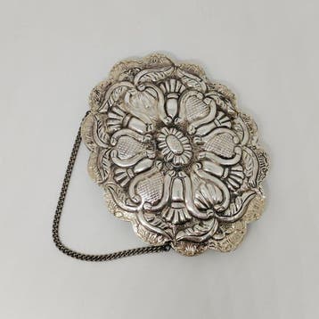 Handspiegel - Zilver, Glas, Antiek en Kunst