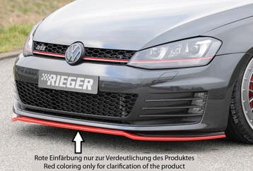 Rieger spoiler | geschikt voor VW Golf 7 VII GTI/ GTD 2013-2, Verzenden, Nieuw, Volkswagen