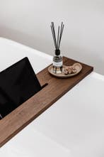 Badplank eiken hout - Walnoot kleur - 80 cm (Limited Edition, Verzenden, Nieuw, Bruin, Overige typen