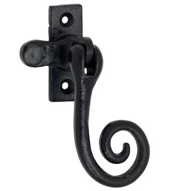 Raamboom Met sluitplaat Curl ijzer zwart, Verzenden, Nieuw