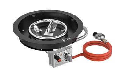 GoFire inbouwbrander rond 39 cm | Flexibel bedieningspaneel, Tuin en Terras, Terrasverwarmers, Nieuw, Verzenden