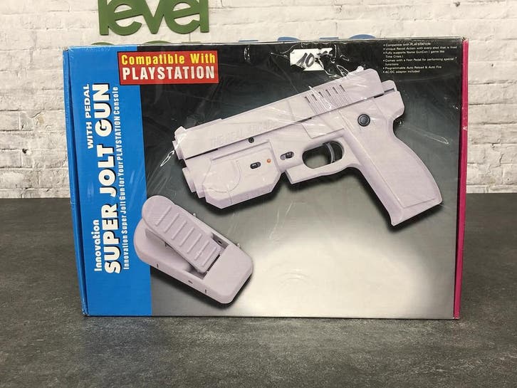 Innovation Super Jolt Gun with Pedal, Spelcomputers en Games, Spelcomputers | Sony PlayStation 2, Ophalen of Verzenden