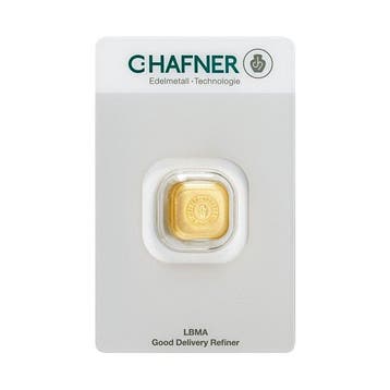 1 Troy Ounce - Goud .999 - C. Hafner - Verzegeld en met