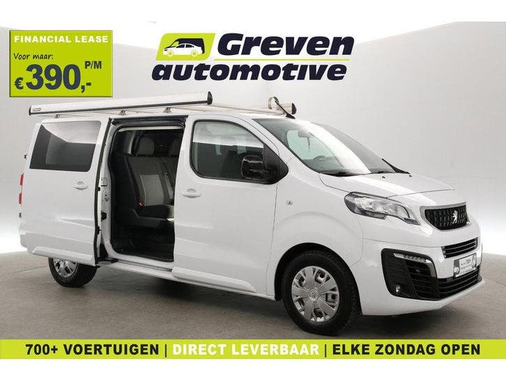 Peugeot Expert 2.0 BlueHDI L3H1 | DC | 6 Zits | Airco |, Auto's, Bestelauto's, Handgeschakeld, Diesel, Wit, Peugeot