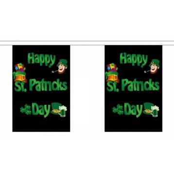 Polyester vlaggenlijn met St. Patricks day - St. Patricks .., Ophalen of Verzenden, Nieuw