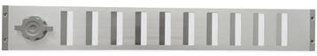 Aluminium afsluitbaar schuifrooster opbouw 650 x 90mm - ALU, Verzenden, Nieuw