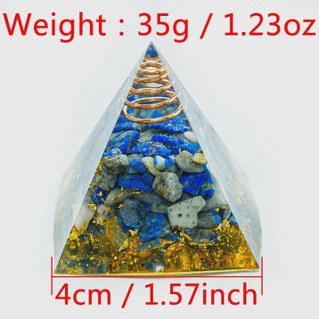 Orgonite Kristal Piramide - Energie & Meditatie Tool - Ameth, Verzenden, Nieuw in verpakking