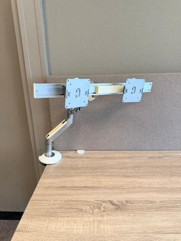 Humanscale M8 design monitorarm voor 2 monitoren, Receptie of Entree, Ophalen of Verzenden, Gebruikt, Overige typen
