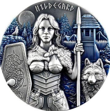 Duitsland. 10 Mark 2022 – Valkyries: Hildegard – 2 oz Silver