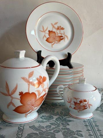 Haviland & Co. Limoges - Ontbijtservies (21) - Porselein