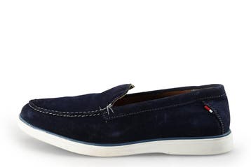 Memphis One Loafers in maat 42 Blauw, Loafers, Zo goed als nieuw, Memphis One, Verzenden