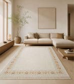 Mechanische crème - Vloerkleed - 225 cm - 150 cm, Huis en Inrichting, Stoffering | Tapijten en Kleden, Nieuw