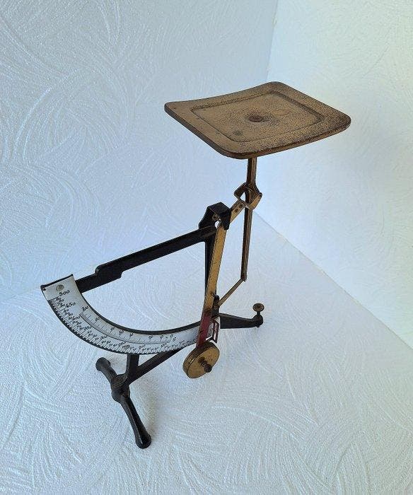 Balans of weegschaal - Een pendel - Metaal -, Antiek en Kunst, Antiek | Wandborden en Tegels