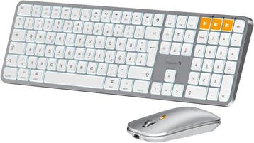 Draadloze Mac Toetsenbord Set | QWERTZ | 79% Korting, Computers en Software, Toetsenbord en muis-set, Ophalen of Verzenden, Draadloos