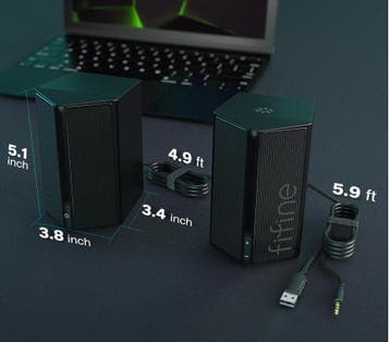 RGB Gaming Speakers 360° Surround USB Stereo met Touch Contr, Muziek en Instrumenten, Soundmodules, Verzenden, Nieuw