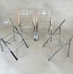 Klapstoel - Acryl - Een set van vier vouwstoelen