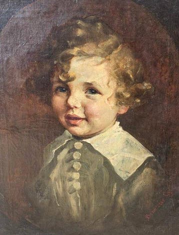 Hungarian school (XIX) - Portrait of a Child