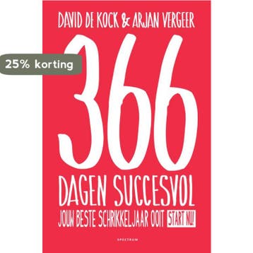 366 dagen succesvol 9789000347346 Arjan Vergeer, Verzenden, Gelezen, Arjan Vergeer