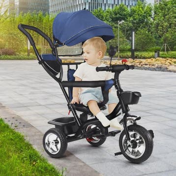 Multifunctionele Driewieler met Duwstang, Draaibare Zitting, Verzenden, Nieuw
