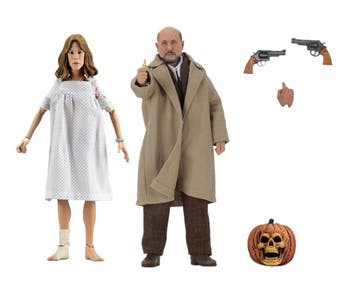 Halloween 2 Retro Action Figure 2-Pack Doctor Loomis & Lauri, Ophalen of Verzenden, Nieuw
