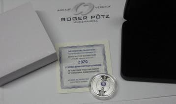 Griechenland 6 Euro zilver coloriert 2024 Postwesen zilver, Verzenden