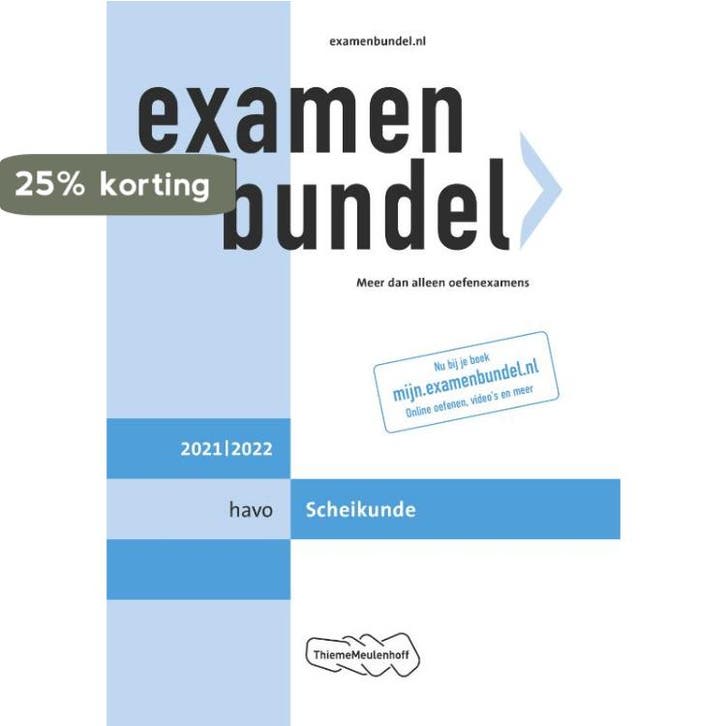 Examenbundel / havo Scheikunde 2021/2022 9789006491579, Boeken, Schoolboeken, Gelezen, Verzenden