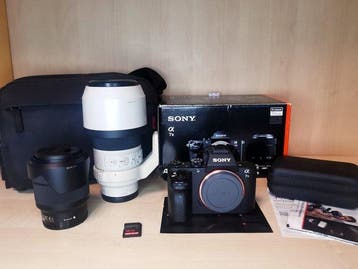 Sony KIT A7 II + lens 70-200 F4 G + lens 28-70 mm + borsa, Nieuw