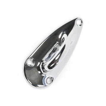 Basic wandbevestiging voor afzetkoord - chroom, Verzenden, Nieuw in verpakking