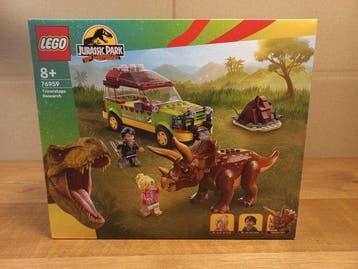 Lego Set - 76959 - Jurassic Park - Triceratops Research, Nieuw