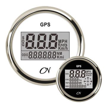 CN GPS snelheidsmeter met kompas digitaal met Chromen ring W, Ophalen of Verzenden, Nieuw