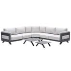 Garden Impressions Medellin hoek loungeset 5-delig - donker, Verzenden, Nieuw