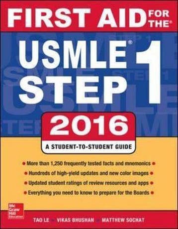 First Aid for the USMLE Step 1 - Tao Le 9781259587375, Verzenden, Zo goed als nieuw, Tao Le