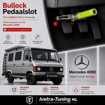 Pedaalslot Mercedes 408D | Beveiliging Mercedes 408D, Verzenden, Nieuw