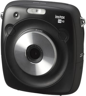 Fujifilm Instax SQUARE SQ10 Instant Camera - Zwart, Verzenden, Zo goed als nieuw