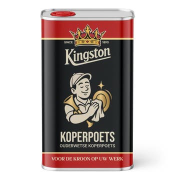 Kingston koperpoets 1 liter, blik met schenkdop, Verzenden