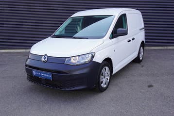 Volkswagen Caddy Cargo 2.0 TDI 102PK 2x Schuifdeur Trekhaak, Gebruikt, Volkswagen, Wit, Lease