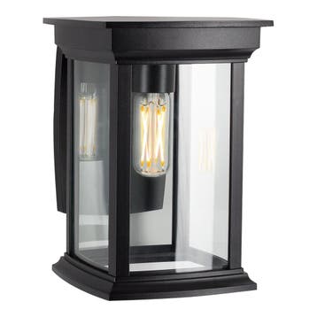 Carlton Muurlamp Zwart met 8W Bewegingssensor LED, Verzenden, Nieuw