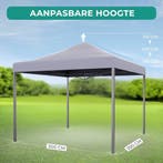 2dekans | Niceey Partytent - Paviljoen - 3x3 m - Easy Up -, Ophalen of Verzenden, Zo goed als nieuw