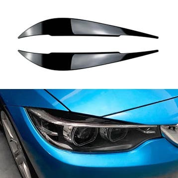 Koplampspoilers | geschikt voor BMW | 4-serie Cabrio 14-20 2, Auto diversen, Tuning en Styling, Verzenden