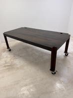 Linteloo Ulukyu (thuiswerk)bureau/ vergadertafel op wielen, Vergader- of Presentatieruimte, Ophalen of Verzenden, Gebruikt, Tafel